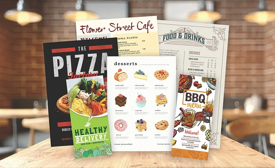 Menu Printing Maidenhead 