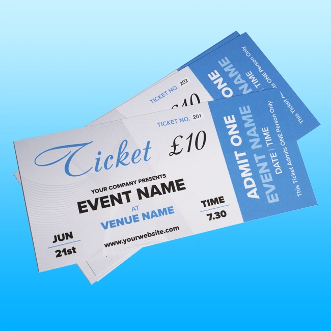 Tickets Printing Maidenhead